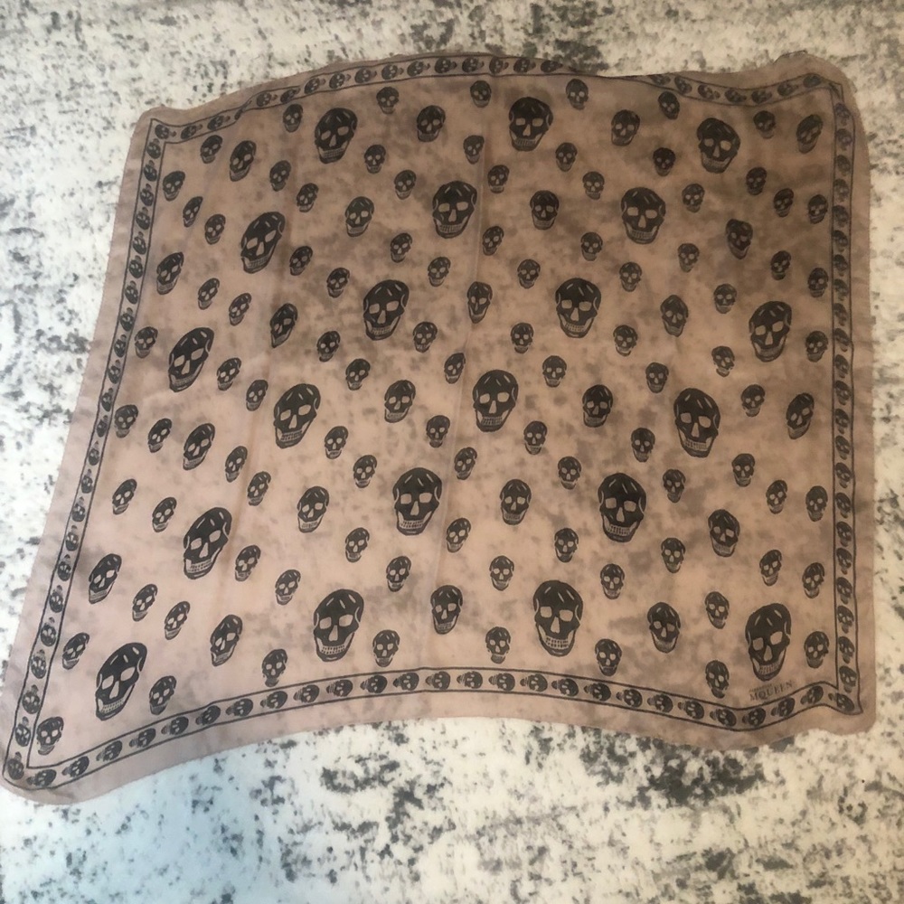 Alexander McQueen Silk Scarf! Like new condition!